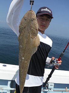 2015年8月15日（土）　泳がせヒラメ