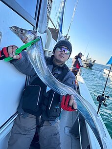 有明海の太刀魚釣り大会